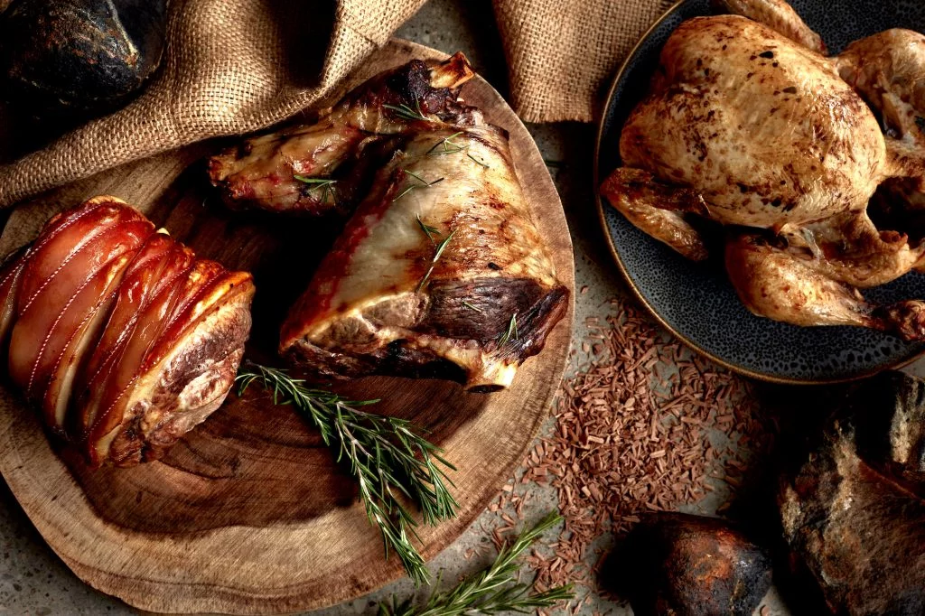 Meat food photography and styling